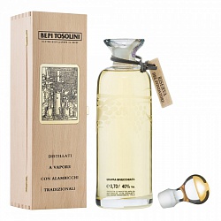 Bepi Tosolini Grappa 20 YO Vintage 1989 Reserva del Fondatore  (Wooden Gift box)